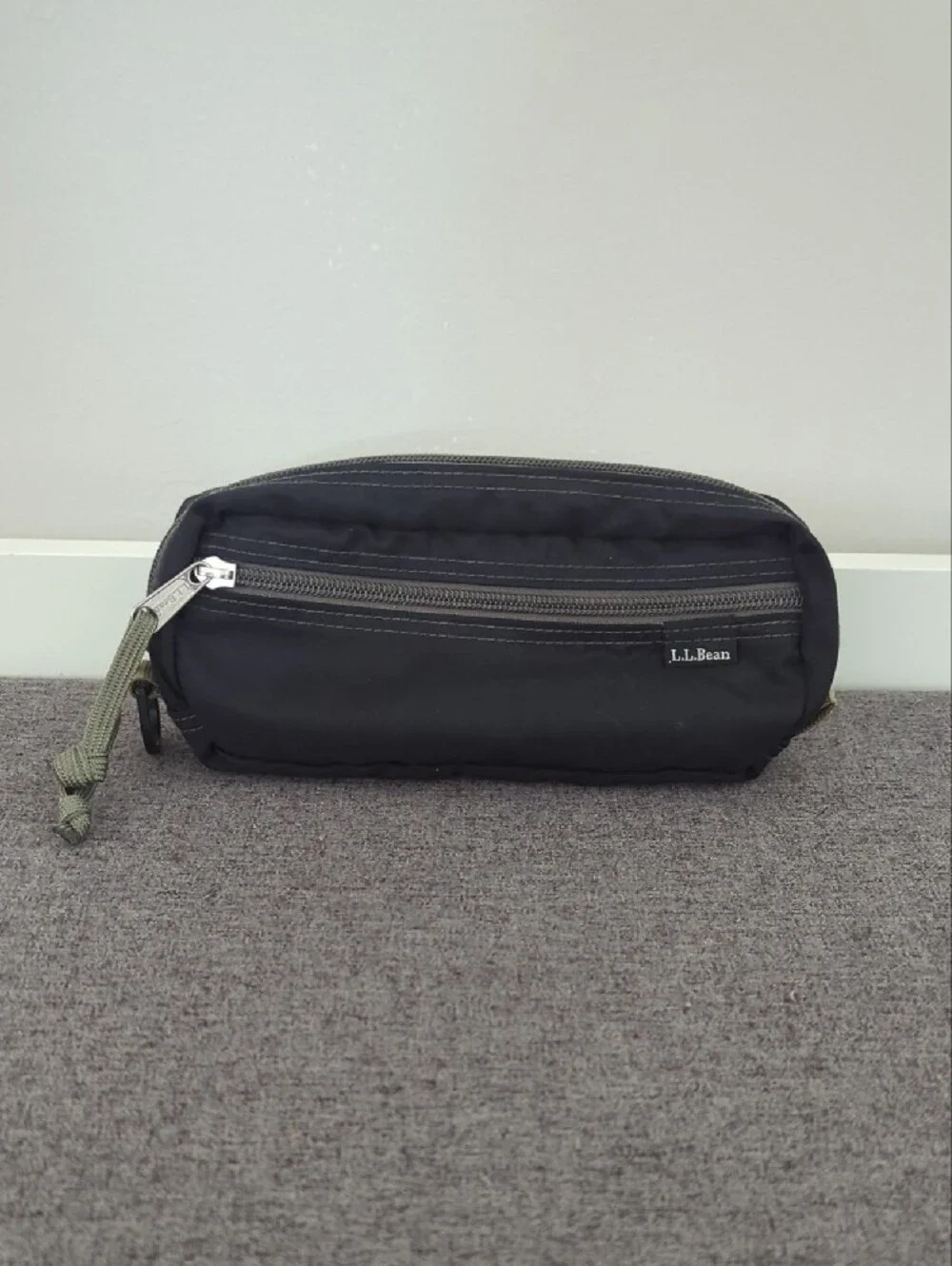 L.L. Bean Black Pencil Pouch